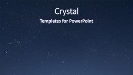  Presentation with night sky - Amazing PPT layouts having night sky with star backdrop and a navy blue colored foreground