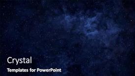  Presentation with night stars - PPT theme having night-sky-with-stars-digital background and a navy blue colored foreground