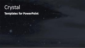  Presentation with stars moon - Presentation enhanced with night-sky-with-stars background and a wine colored foreground