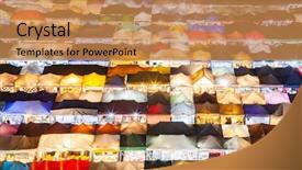  Presentation with train - Theme featuring night train market ratchada bangkok background and a gold colored foreground