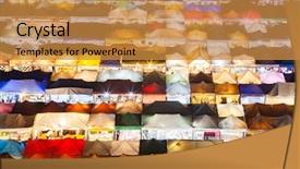  Presentation with train - Presentation featuring night train market ratchada bangkok background and a gold colored foreground