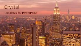  Presentation with new york night - 