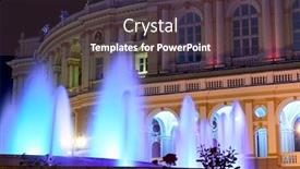  Presentation with park night city - Colorful slide deck enhanced with night-view-of-opera-house backdrop and a tawny brown colored foreground