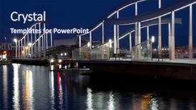  Presentation with night - Audience pleasing theme consisting of night view of the rambla backdrop and a  colored foreground