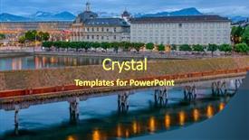  Presentation with night - Slide set consisting of night-view-towards-chapel-bridge background and a tawny brown colored foreground