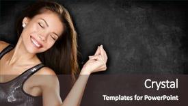  Presentation with free music - Amazing presentation having nightclub party with blackboard backdrop and a dark gray colored foreground