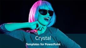  Presentation with ultra - Audience pleasing PPT theme consisting of nightlife-fashion-and-people-concept backdrop and a ocean colored foreground