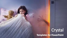  Presentation with dark night - Amazing presentation design having nightmare for children little child backdrop and a gray colored foreground