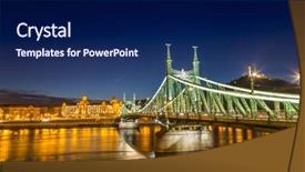  Presentation with danube - Beautiful slides featuring lights budapest city hungary backdrop and a navy blue colored foreground