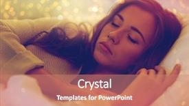  Presentation with people concept surgeon in mask - Cool new slides with nighttime - night rest comfort and people backdrop and a coral colored foreground