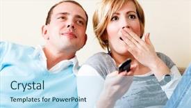  Presentation with weekend - Colorful slides enhanced with nightwatch - lovely weekend couple sitting backdrop and a sky blue colored foreground