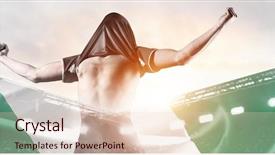  Presentation with team player - Cool new theme with nigieria - nigeria national team double exposure backdrop and a lemonade colored foreground