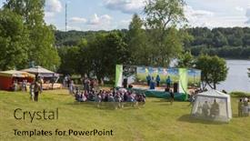  Presentation with events - PPT theme consisting of nikolskiy-leningrad-reg-russia-jun background and a gold colored foreground