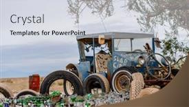  Presentation with salvation - Presentation theme with niland-california-mar-11-historic background and a sky blue colored foreground