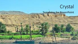  Presentation with nile egypt - Amazing slide deck having nile river egypt - feluccas backdrop and a arctic colored foreground