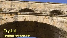  Presentation with aqueduct - Audience pleasing slides consisting of nims - pont du gard roman aqueduct backdrop and a  colored foreground