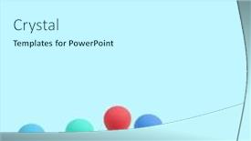  Presentation with blue balloons - PPT theme consisting of nine-colorful-balloons-isolated background and a white colored foreground