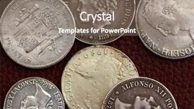  Presentation with eighteenth century interiors - PPT theme with collector cash - eighteenth and nineteenth century spain background and a gray colored foreground