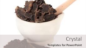  Presentation with herbal medicine - Beautiful slide deck featuring ningpo-figwort-root-chinese-herbal backdrop and a light gray colored foreground
