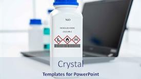  Presentation with nickel - PPT theme enhanced with nio-nickel-ii-oxide-cas background and a lemonade colored foreground