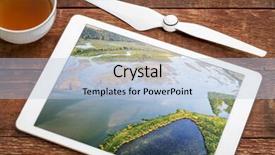  Presentation with digital image - Cool new theme with niobrara river in nebraska sandhill backdrop and a  colored foreground