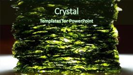  Presentation with seaweed - Cool new slides with nkri - dried nori seaweed laminaria sheets backdrop and a  colored foreground