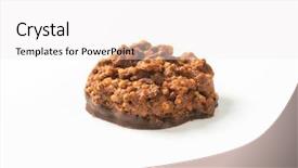  Presentation with quinoa - Audience pleasing slides consisting of no bake chocolate cookies backdrop and a white colored foreground