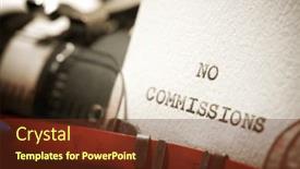  Presentation with writing the text human rights - Presentation design enhanced with no-commissions-text-written background and a tawny brown colored foreground