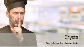  Presentation with cook chef - Colorful PPT theme enhanced with no food - senior cook man wearing chef backdrop and a light gray colored foreground