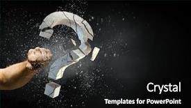  Presentation with doubts - Slides featuring no more doubts mixed media background and a black colored foreground