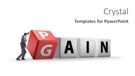  Presentation with pain - Cool new presentation theme with no-pain-no-gain-concept backdrop and a white colored foreground