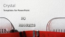  Presentation with writing the text human rights - Slide deck consisting of no-regrets-text-written background and a  colored foreground