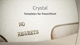  Presentation with writing the text human rights - Presentation theme having no-regrets-text-written background and a  colored foreground