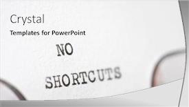  Presentation with lesson of prepositional phrase grade 5 - PPT layouts featuring no-shortcuts-phrase-written background and a white colored foreground