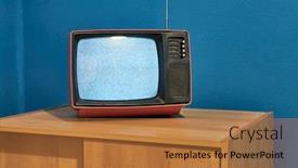  Presentation with signal - Slides having no-signal-just-noise background and a coral colored foreground