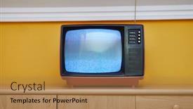  Presentation with signal - Slides featuring no-signal-just-noise background and a coral colored foreground