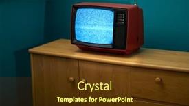  Presentation with noise - Presentation theme featuring no-signal-just-noise background and a tawny brown colored foreground