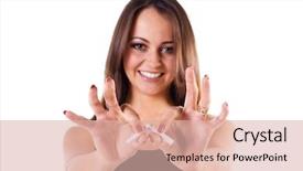  Presentation with beautiful black women smiling - Colorful PPT layouts enhanced with no smoking - beautiful women break the cigarette backdrop and a lemonade colored foreground