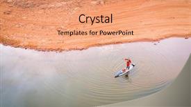  Presentation with water reservoir - Colorful slides enhanced with no snow and low water backdrop and a coral colored foreground