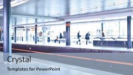  Presentation with no faces - Theme having no vacancy - subway color toned image no background and a light blue colored foreground