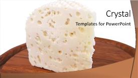  Presentation with pygmy goat - Audience pleasing slides consisting of no ware - white goat hard cheese front backdrop and a white colored foreground