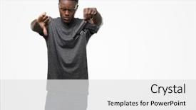  Presentation with african american presenter - Amazing theme having no weapons - young african american man holding backdrop and a  colored foreground