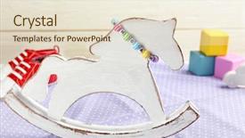  Presentation with name - Presentation theme having noah - composition with baby name bracelet background and a lemonade colored foreground