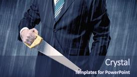  Presentation with graphic - Theme with nobel - young handsome man holding tool background and a  colored foreground