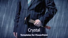  Presentation with sterilization tool - Presentation consisting of nobel - young handsome man holding tool background and a navy blue colored foreground