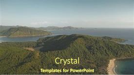  Presentation with sand ocean - Beautiful PPT layouts featuring nobody-tropic-islands-landscapes backdrop and a tawny brown colored foreground