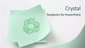  Presentation with reduce reuse - Audience pleasing PPT theme consisting of noice pollution - note with reduce reuse recycle backdrop and a sky blue colored foreground