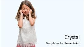  Presentation with hispanic millennials - Cool new presentation with noise of loud music deaf backdrop and a cool aqua colored foreground