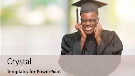  Presentation with deaf education - PPT layouts consisting of noise of loud music background and a soft green colored foreground