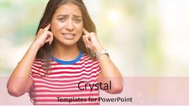  Presentation with arab music - Presentation having noise of loud music background and a coral colored foreground